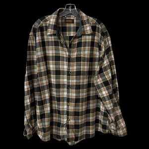 Lincoln Outfitters Men’s Multicolored Plaid Long Sleeve Button Up shirt SZ/XL